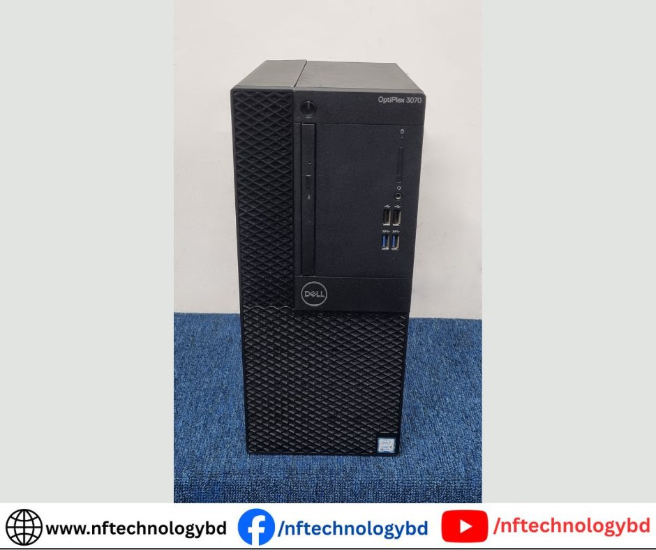 Dell Optiplex 3070-i5 8th Gen PC-256GB SSD-8GB Ram-2GB GPU
