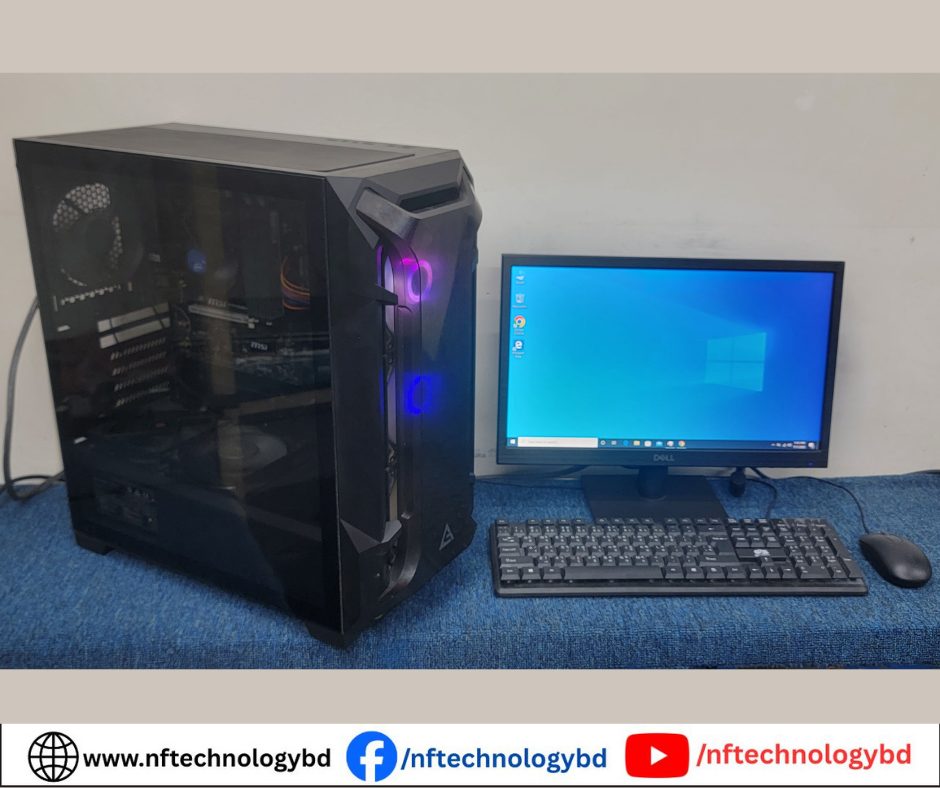 Core i5 7th Gen-Fullset Used Computer-19 Inch Monitor-120GB SSD-500GB HDD-16GB Ram