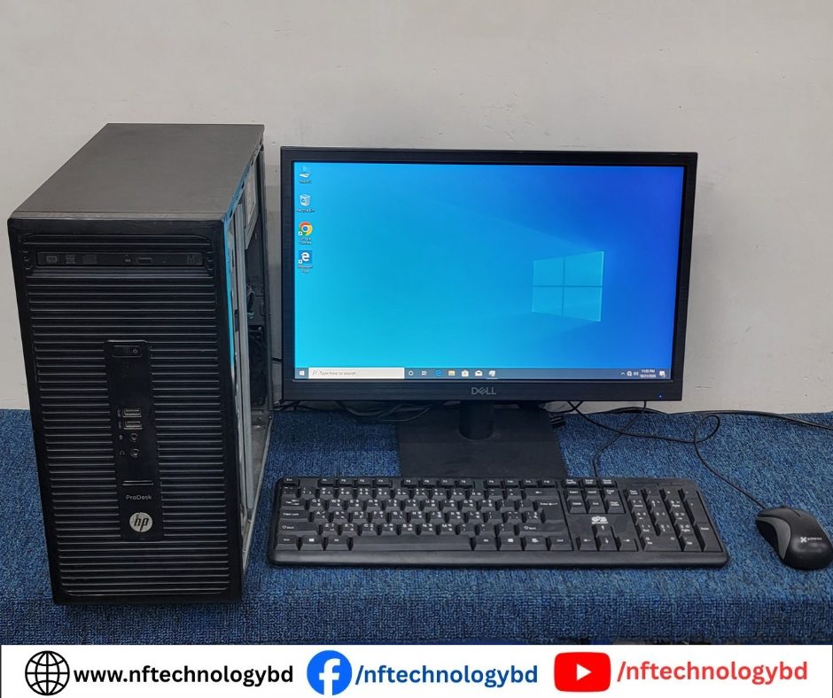 Core i5 6th Gen-Used Fullset Computer-19 Inch Monitor-120GB SSD-500GB HDD-8GB